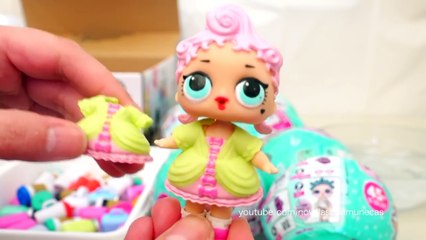 Juguetes tipo huevos sorpresa con bebés L.O.L que lloran, escupen, cambian de color y hacen pipi