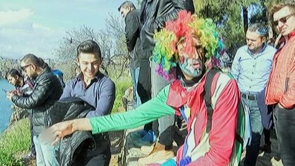 Jimnastik yapan çocuk falezlerden düştü