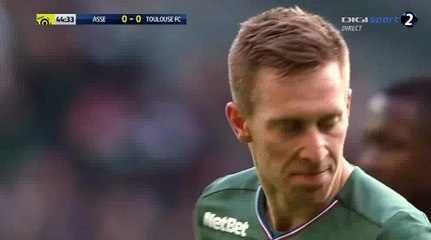 Robert Beric Goal - St Etienne 1-0 Toulouse 14-01-2018