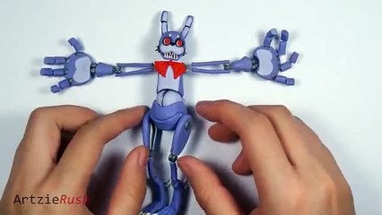 Drawkill Bonnie / BONNIE-b0t Posable Figure Polymer Clay Tutorial