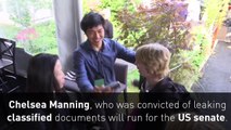 Chelsea Manning files for US senate bid in Maryland