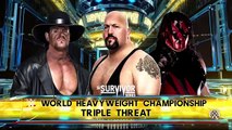 WWE-2K16 -Undertaker vs Big Show vs Kane :WWE World Heavyweight Championship Match 2016
