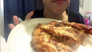 ASMR Eating Chewy Crispy Cheesy Pizza