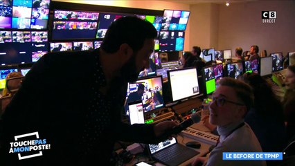 Cyril Hanouna s'incruste dans la régie de TPMP