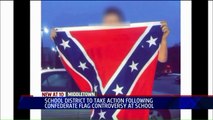Teen Accused of Yelling Racial Slurs While Waving Confederate Flag in School Parking Lot