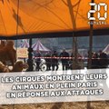 Les cirques montrent leurs animaux en plein Paris pour défendre leur métier