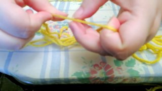Making hair from yarn