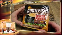 Rustlers BURGER Quarter Pounder (Food Testing) flame grilled