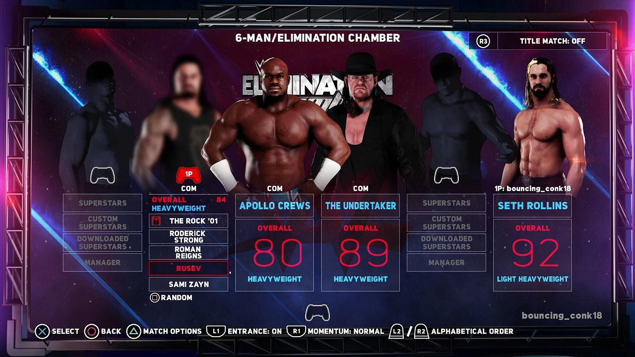 WWE 2K18 gameplay ps4