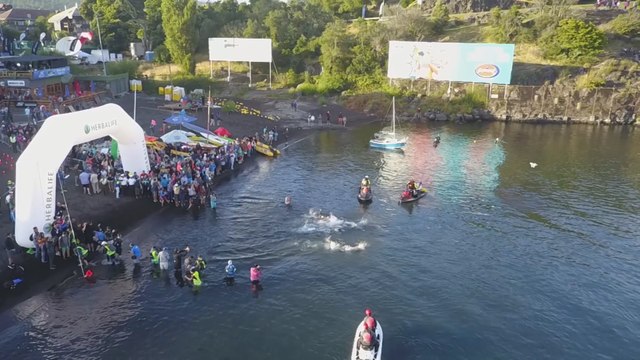 Sanders y Riveros triunfan en Ironman 70.3 de Pucón e imponen nuevos récords