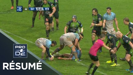 PRO D2 - Résumé Bayonne-Montauban: 20-5 - J19 - Saison 2017/2018