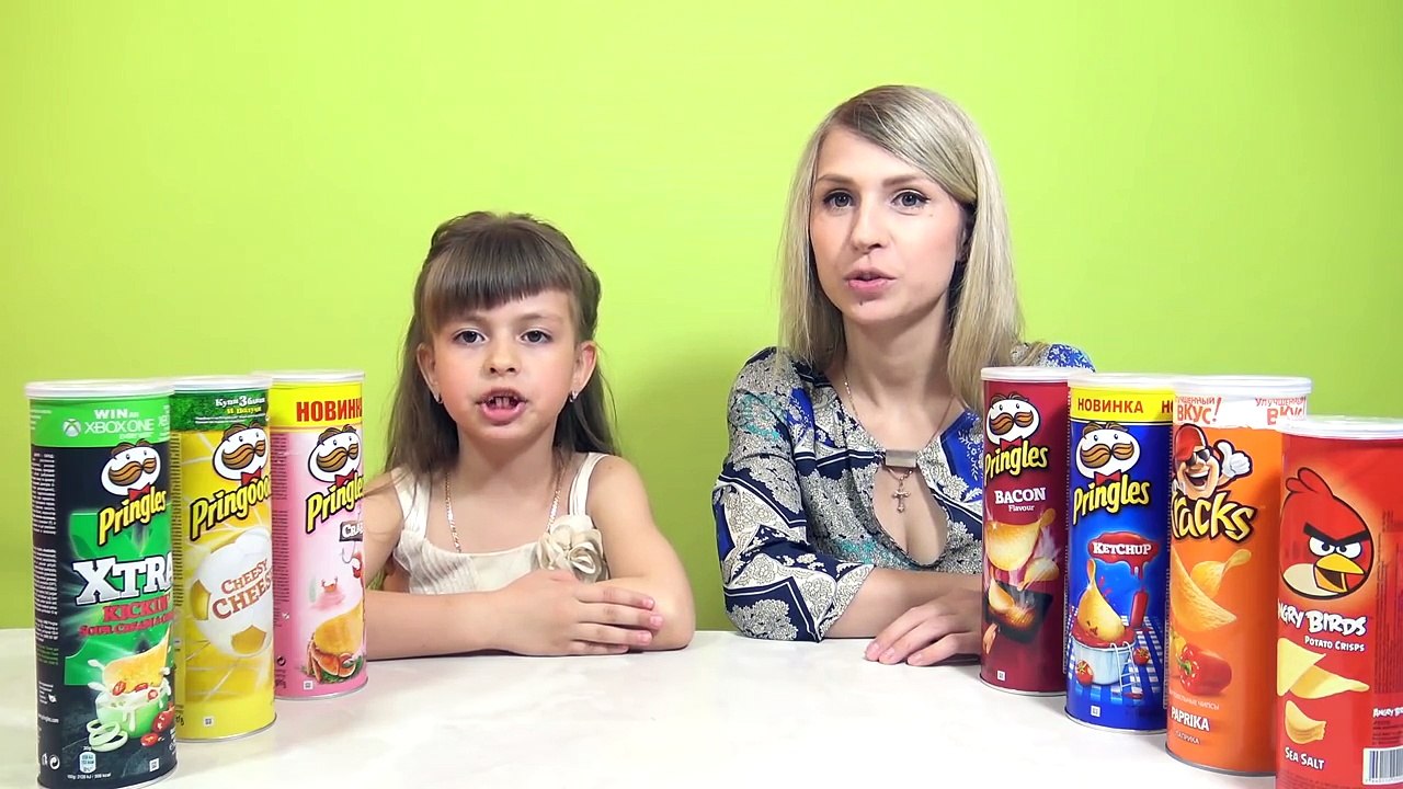 ЧИПСЫ ЧЕЛЛЕНДЖ от Vasilisa TV Вызов Принят | PRINGLES CHALLENGE