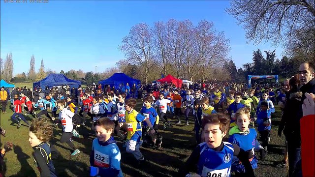 Cross départemental de Champigny sur Marne le 14/01/2018 Course poussins