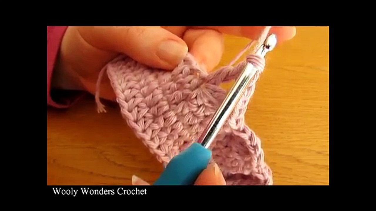 How to crochet a pretty shell stitch purse / bag