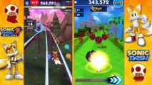 Sonic Dash vs Sonic Dash 2: Tails vs Tails