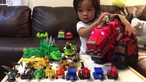 Dinotrux Toys Playtime - Ton Ton Truck, Pooping Garby, Rollodon Diecast DinoTrux Toy Collection