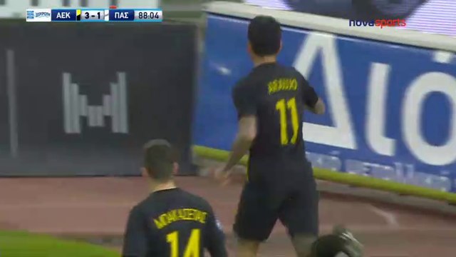 3-1 Sergio Araujo Second AMAZING Goal - AEK Athens FC 3-1 PAS Giannina - 14.01.2018