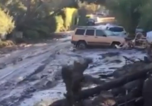 California Firefighters Continue Search Following Deadly Mudflows