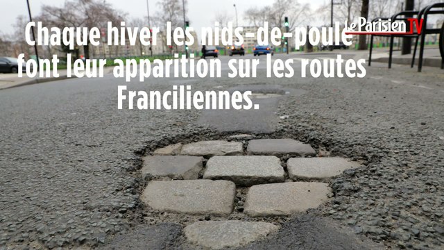 Les nids-de-poule font leur réapparition sur les routes franciliennes