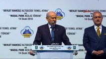 Osmaniye-Mhp Lideri Bahçeli Temel Atma Töreni Açılışında Konuştu
