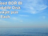 Verbatim Mitsubishi 50GB 4x Speed BDR Bluray Recordable Disk 10 Pack  Inkjet printable