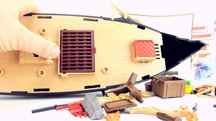 Playmobil Roman Warriors Ship 5390 - Toy Boat speed build - Playmobil römischen Krieger Schiff