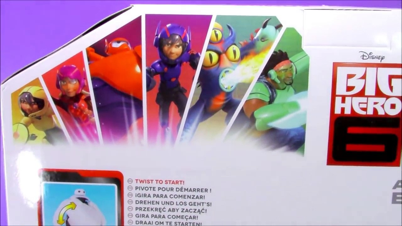 Big Hero 6 Toys Amor up Baymax Toy Unboxing: Disney Big Hero Six Movie Action Toys for Boys