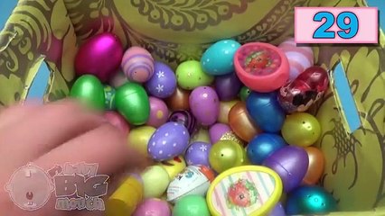 NEW Huge 101 Surprise Egg Opening! Kinder Surprise Shopkins Thomas the Train!