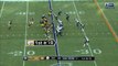 Pittsburgh Steelers quarterback Ben Roethlisberger floats pass to wide receiver Antonio Brown for 27 yards