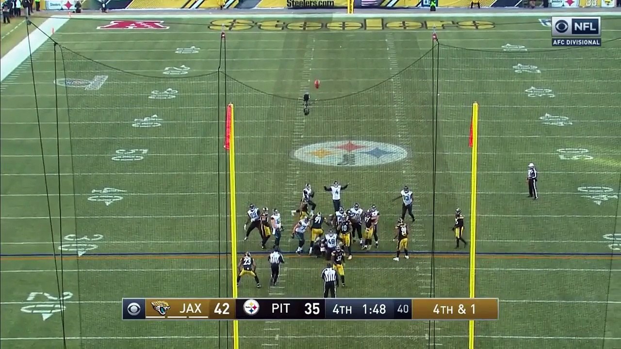 Jacksonville Jaguars kicker Josh Lambo NAILS 45-yard field goal to give Jaguars two-score lead late