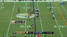 Pittsburgh Steelers wide receiver Martavis Bryant finds space in the Jaguars' secondary for 42-yard catch