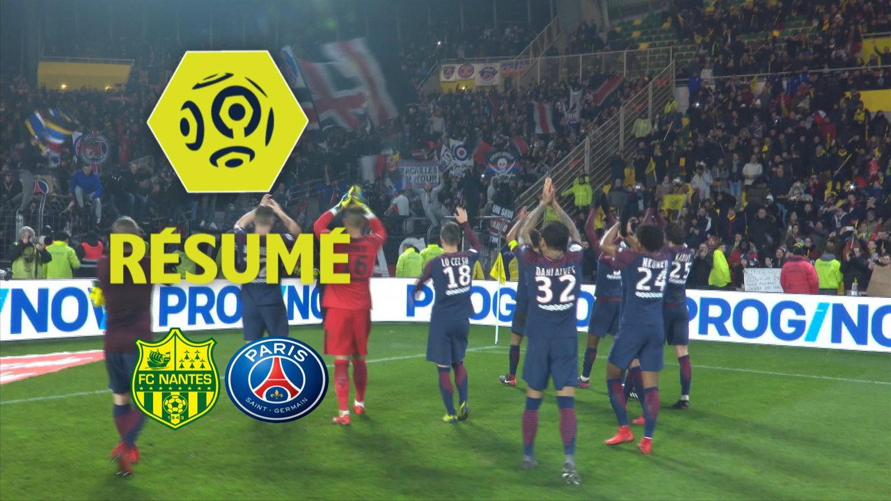 FC Nantes - Paris Saint-Germain (0-1)  - Résumé - (FCN-PARIS) / 2017-18