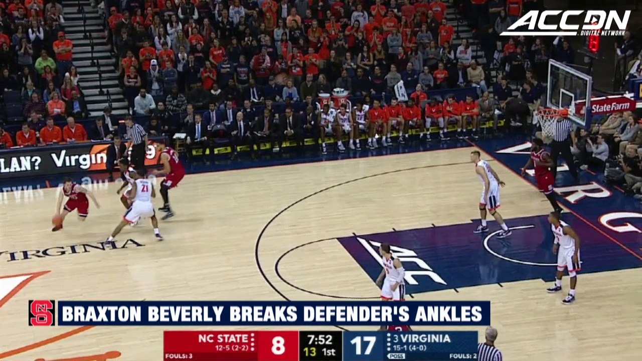 Braxton Beverly Breaks Virginia Defender's Ankles