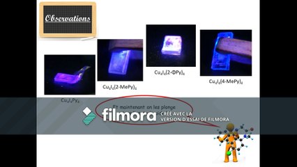 Fluorothermochromisme de complexes de cuivre 1