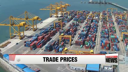 Download Video: Korea's export and import prices down in December