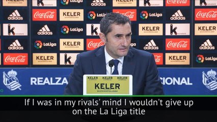 Rivals won't see title race as over - Valverde