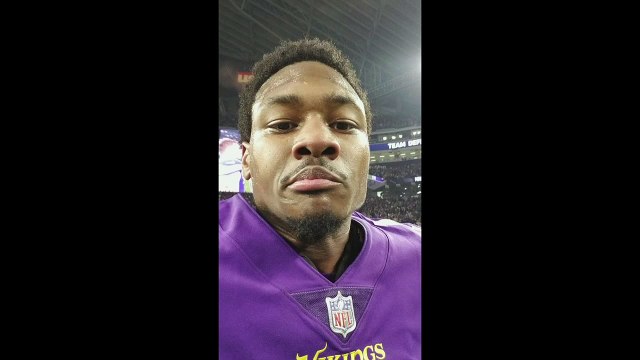 Minnesota Vikings wide receiver Stefon Diggs near speechless after Vikings win