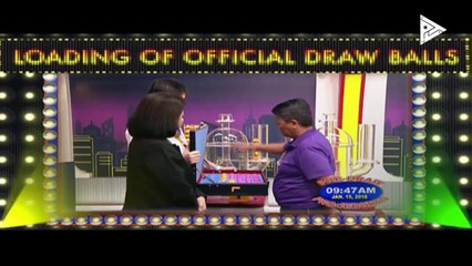 PCSO 11 AM Lotto Draw, January 15, 2018