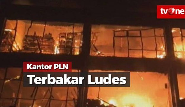 Kantor PLN Jakarta Utara Terbakar Ludes