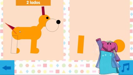 Pocoyo las formas geometricas para niños