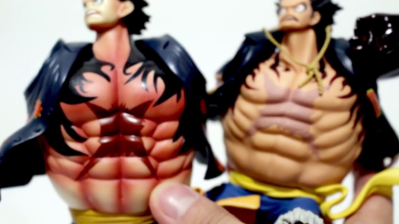 원피스피규어 루피 기어4 짝퉁vs진퉁 비교해보았다 onepiece figures (대륙의루피ㅋㅋ) [한결TV]