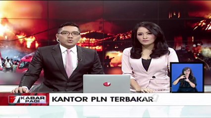 Kantor PLN Jakarta Utara Terbakar