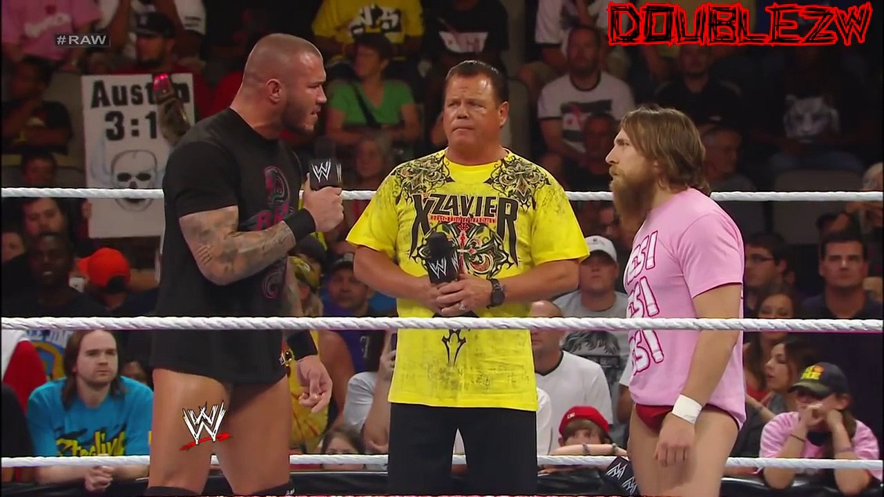 Daniel Bryan, Randy Orton, and Brie Bella Segment - 9-30-2013 Raw