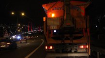 İstanbul'da Kar Hazırlığı! Kar Küreme ve Yol Tuzlama Araçları Yol Kenarlarına Çekildi