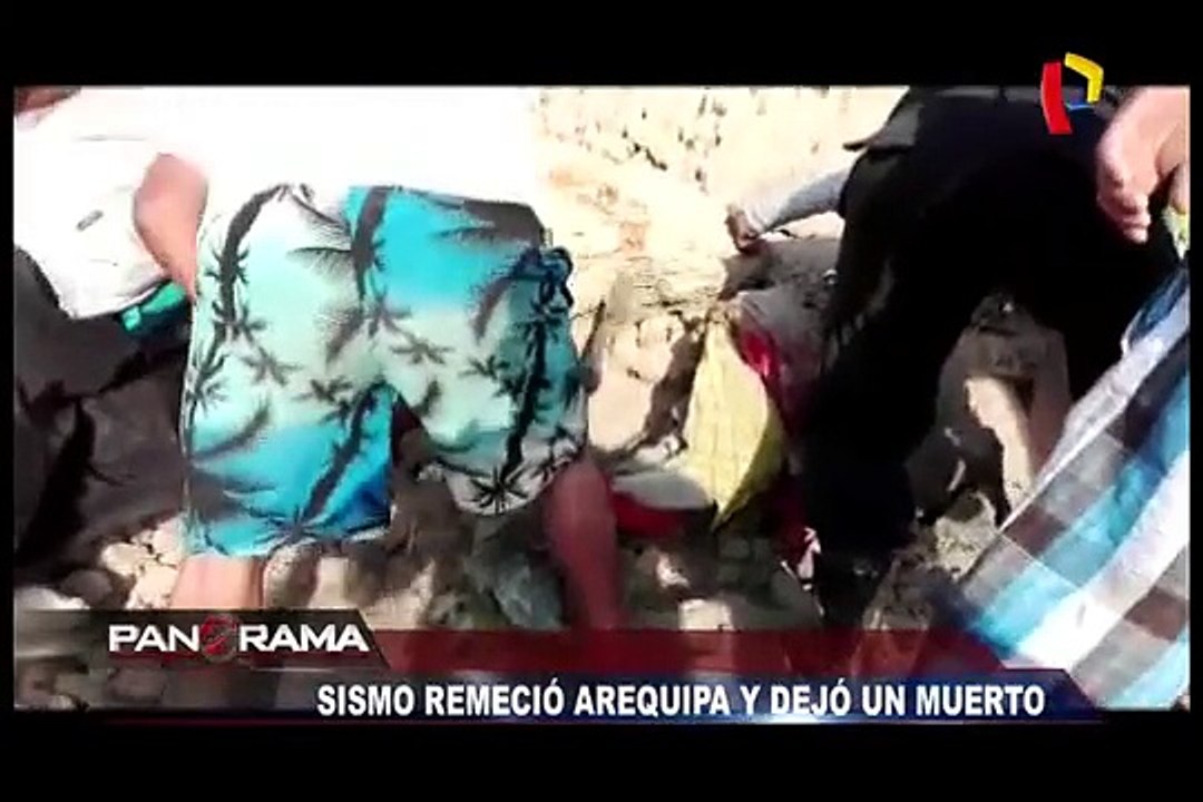 Un muerto y más de 60 heridos deja fuerte sismo en Arequipa