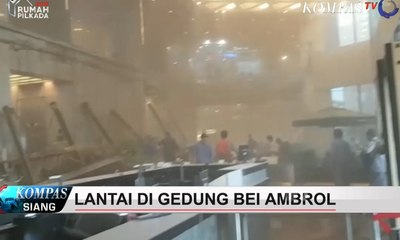 BREAKING NEWS: Lantai Gedung BEI Ambrol