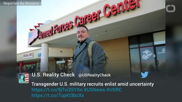 Transgender U.S. Military Recruits Enlist Amid Uncertainty