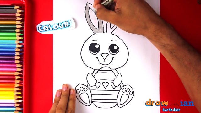 How to Draw an Easter Bunny - Easy Drawings Step by Step