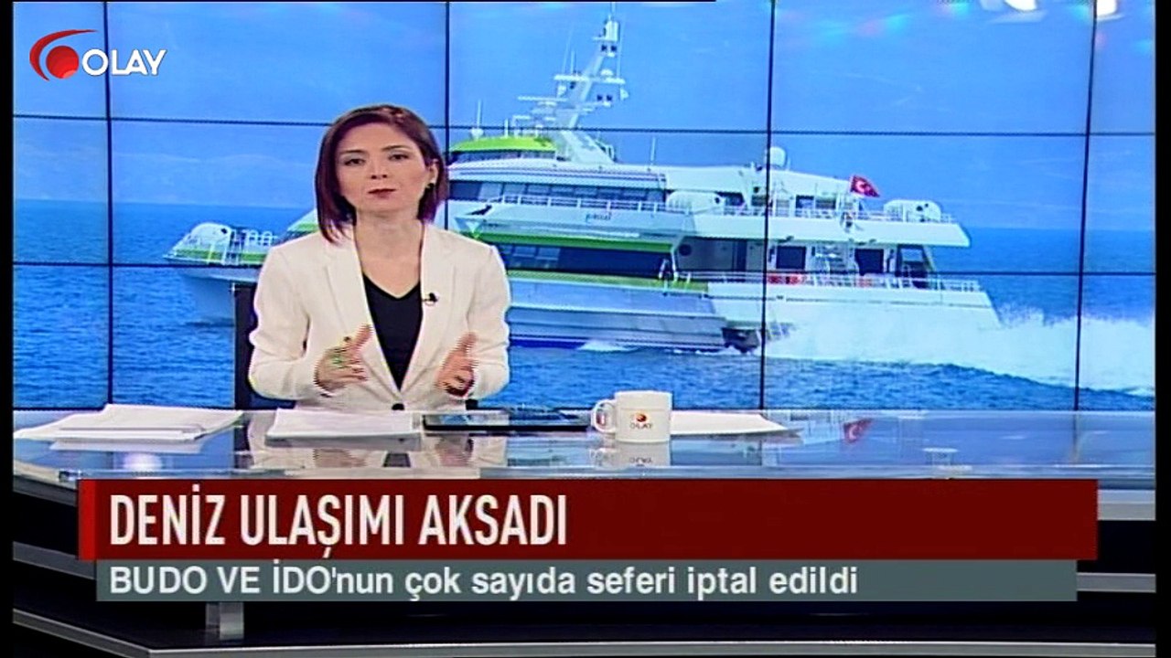 Deniz ulaşımı aksadı