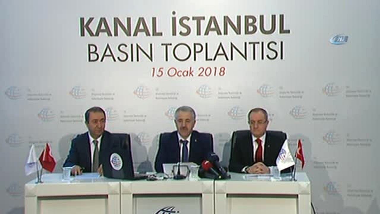 Bakan Arslan, "Küçükçekmece-Sazlıdere-Durusu Koridoru Kanal İstanbul Projesinin Karadeniz'den...